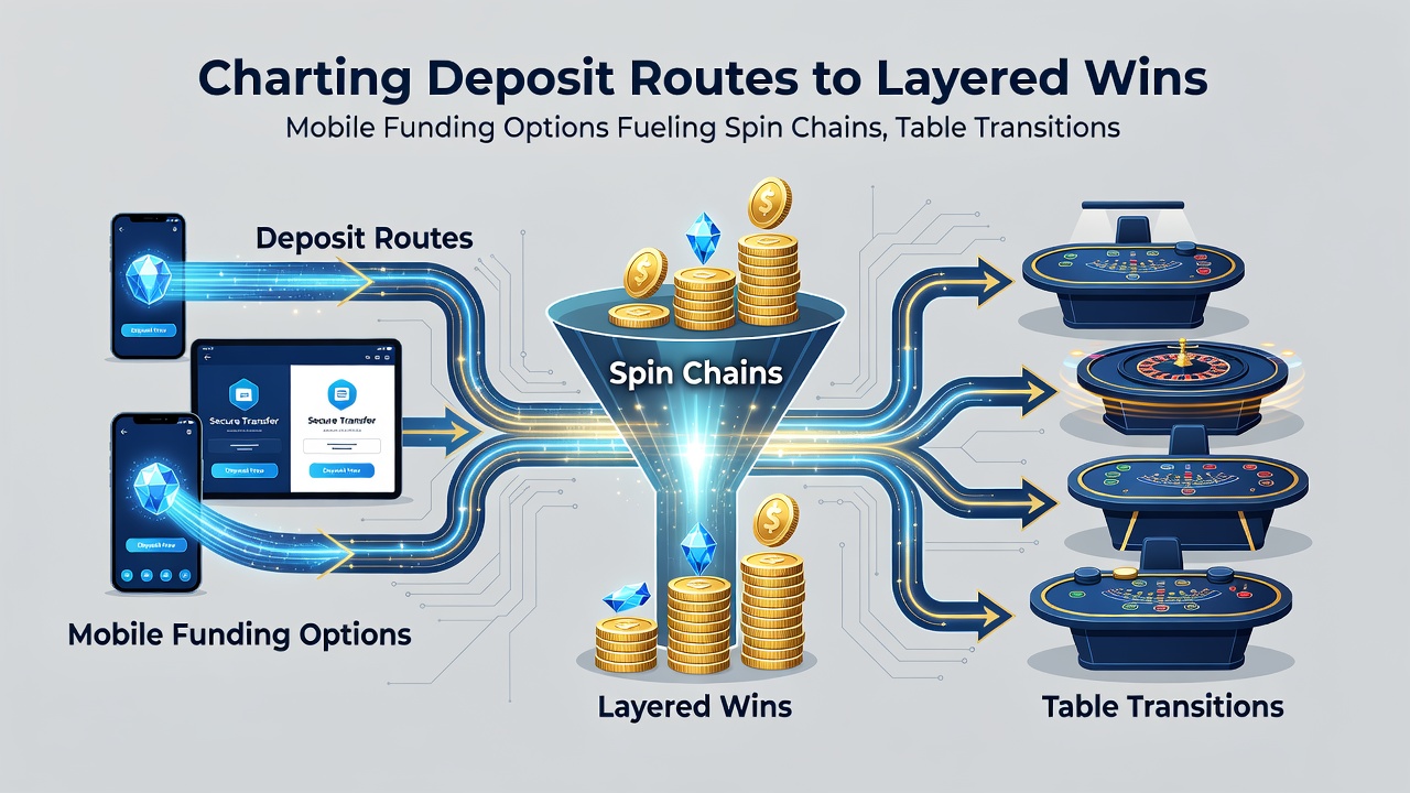 Live dealer table interface on mobile device illustrating balance transfer from slots