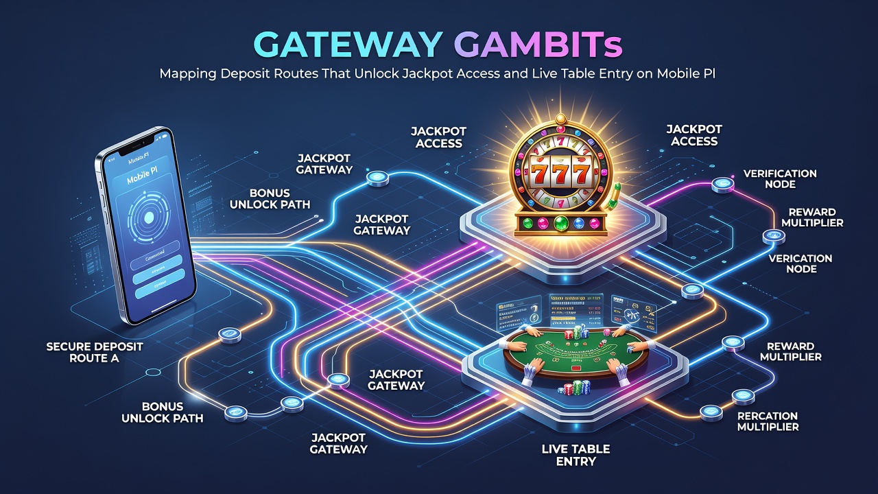 Live dealer mobile interface connected to verified deposit systems