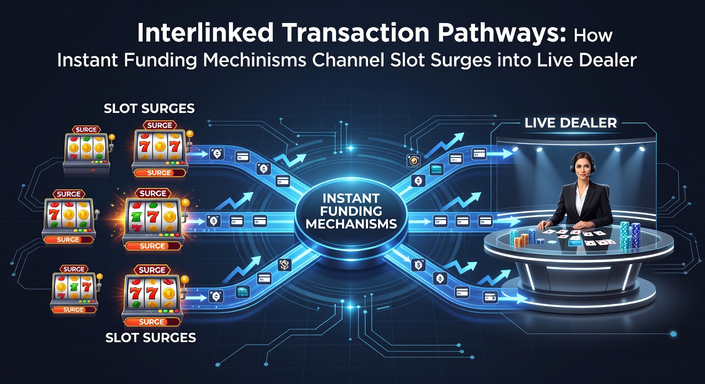 Screenshot of a gaming interface displaying real-time balance transfers from slot games into live dealer sessions with loyalty progress indicators