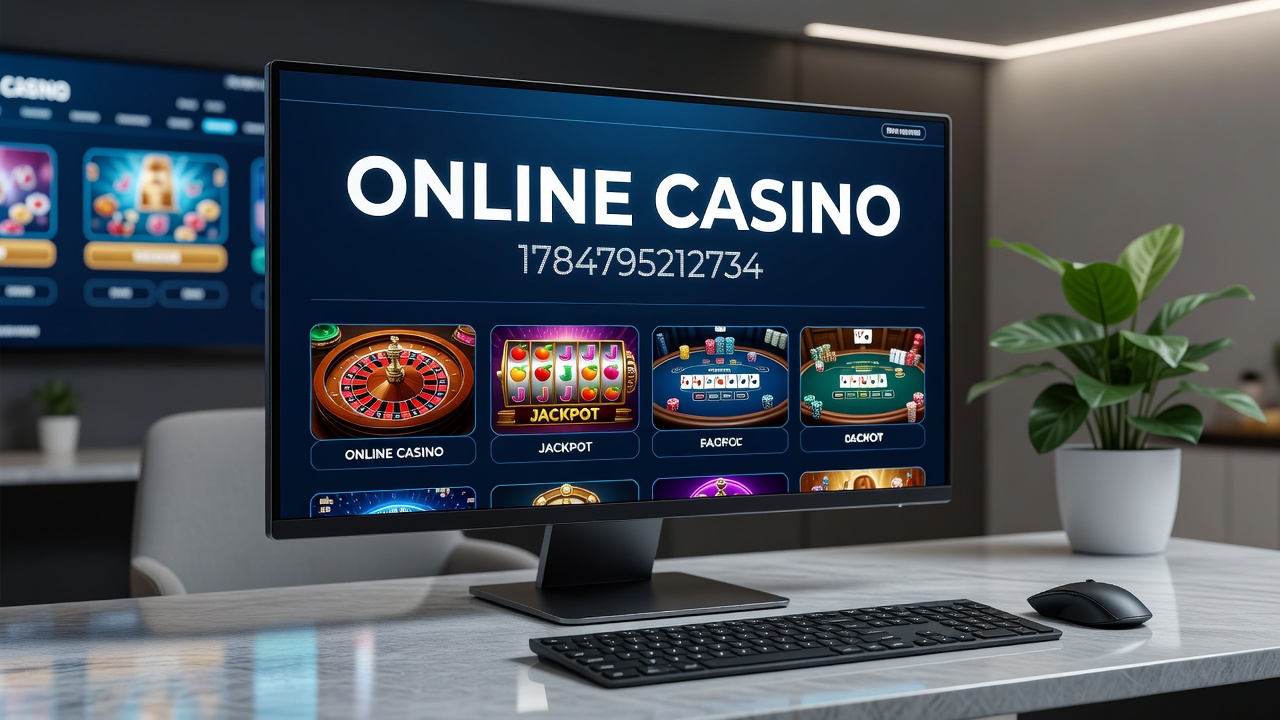 Mobile device displaying online casino games with payment and live dealer options